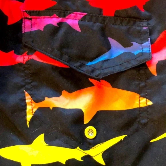 Lot of 2 Boys Swimsuits - Nike + Laguna - Youth Sizes Small & 7 - Picture 12 of 12